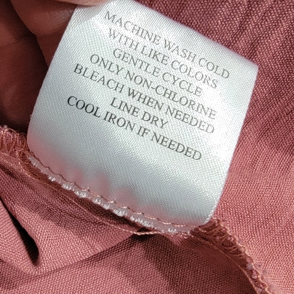 Fred David Mauve Blouse Size Large Tunic Top - Picture 12 of 14